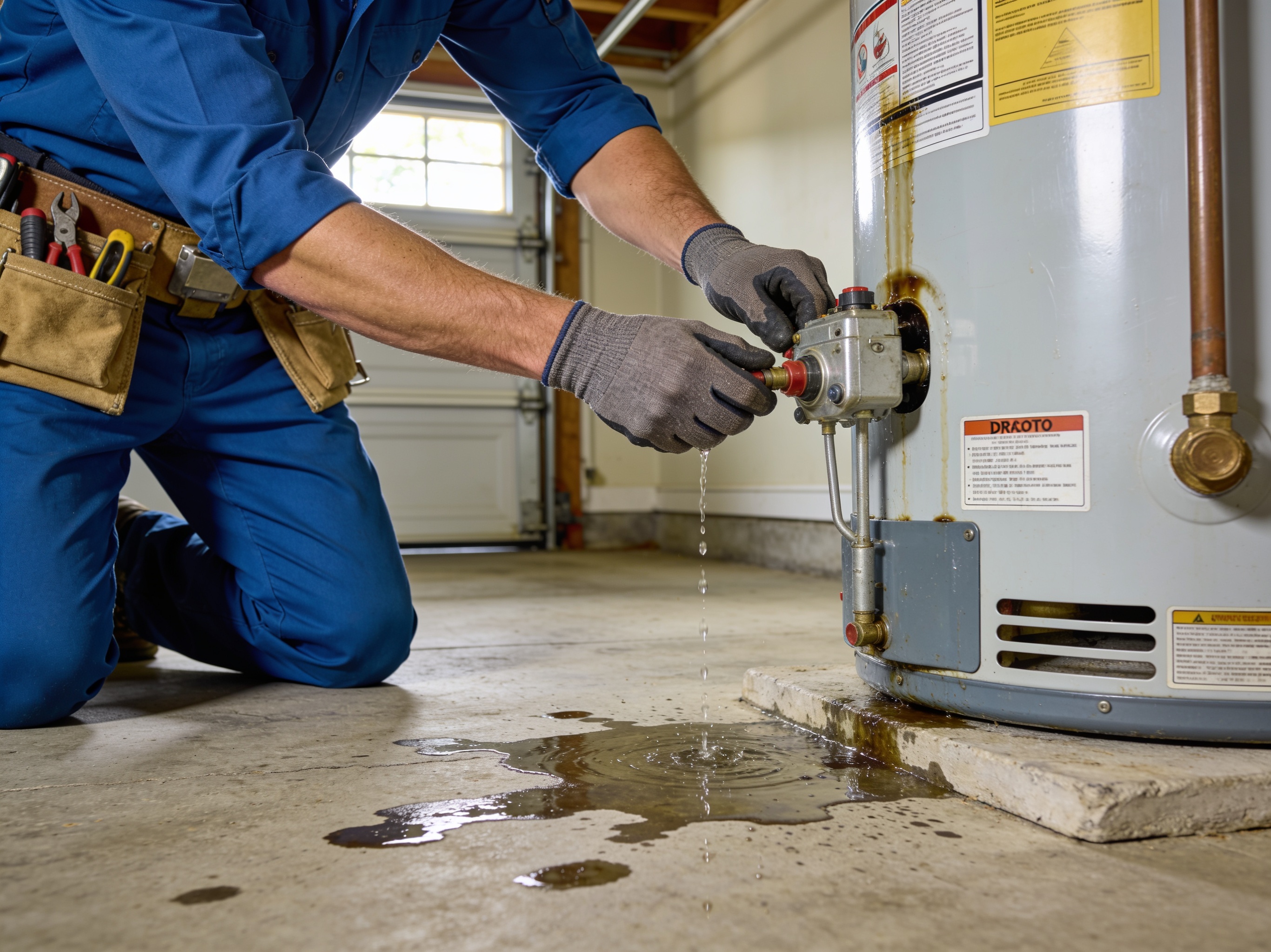 Water Heater Leaking From Top in DeSoto, TX